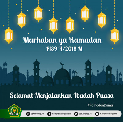 Marhaban ya Ramadan 1429H/2018M